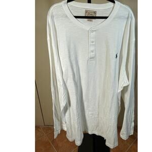 Polo Ralph Lauren Slub Jersey Henley Shirt Size 4XLT